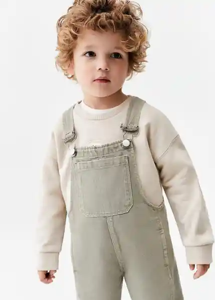 Peto Largo Milos Niños Khaki Talla 69 Mango