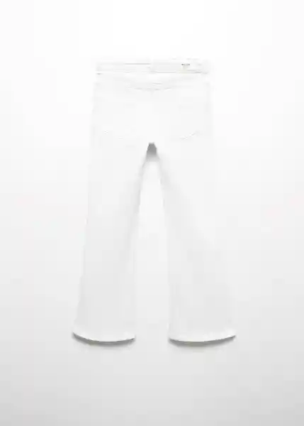 Jean Flare 6 Blanco Talla 10 Niñas Mango