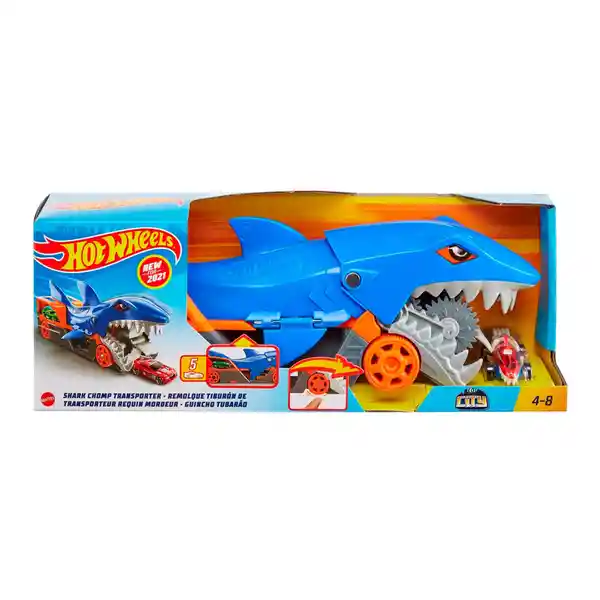 Hot Wheels Carro Coleccionable Remolque Tiburon