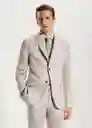 Blazer Americana Florida Beige Talla 50 Hombre Mango