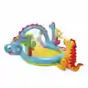 Intex Piscina Inflable Dinolandia Con Rociador de Agua