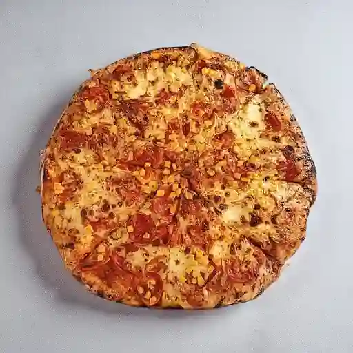 Pizza pepe pan maíz