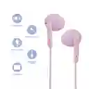 Audífonos Con Cable de Media Rosa Modelo W001031 Miniso