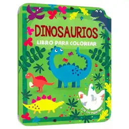 Libro Colorear Dinosaurio Con Pegatina - Mammoth