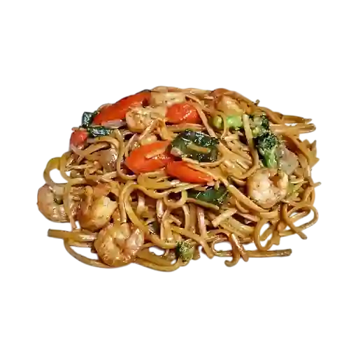 Chow Men con Pollo y Camarón