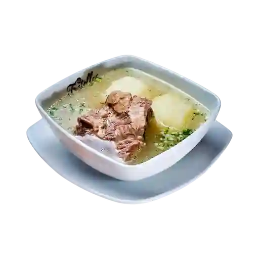 Caldo de Papa y Costilla
