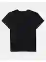 Camiseta Mujer Negro Talla Medium American Eagle 03009314