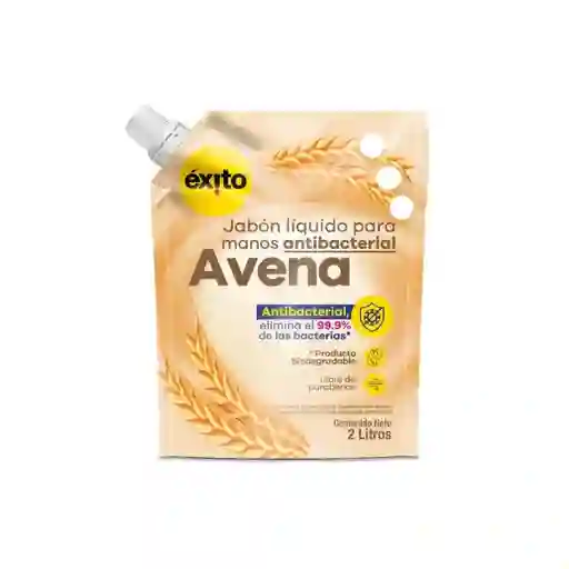  Jabon Liquido Avena Antibacter  Exito  