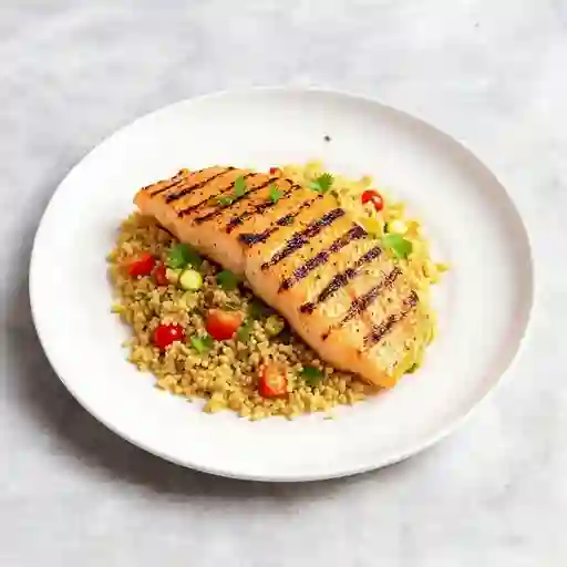 Sobre cama de quinoa