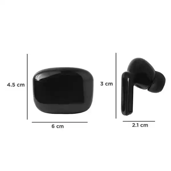 Audifonos Inalámbricos Color Negro Modelo Eb019 Miniso