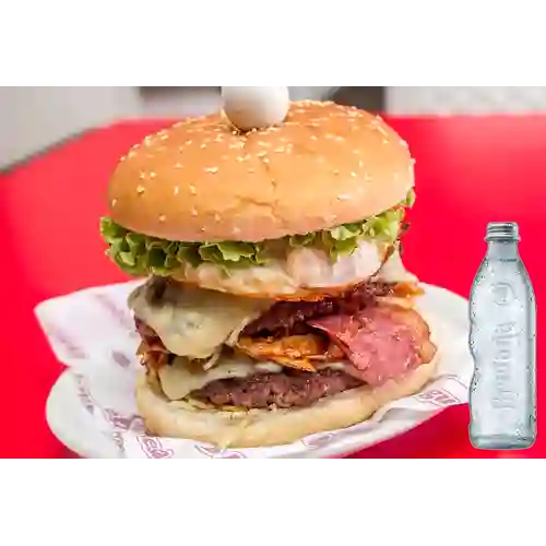 Hamburguesa Doble Carne Super Jim +Bretaña 300ml