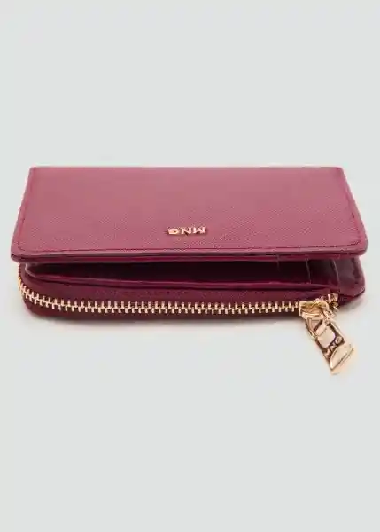 Billetera P Martes2 Burdeos Talla 99 Mujer Mango
