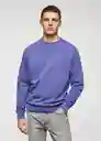 Buzo de Sudadera Nole Lavanda Talla L Hombre Mango