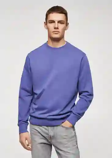 Buzo de Sudadera Nole Lavanda Talla L Hombre Mango