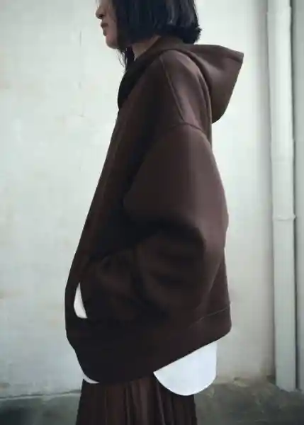 Chaqueta Nea Marrón Talla S Mujer Mango