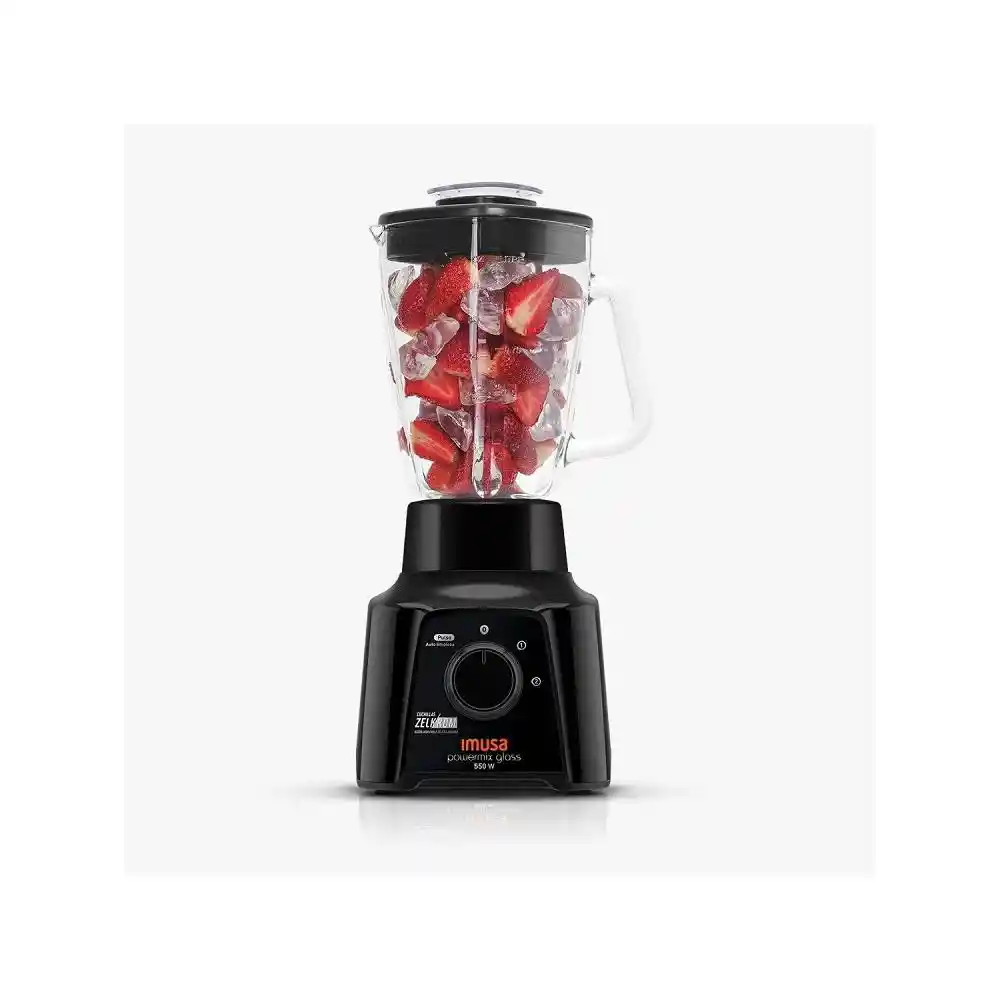 Imusa Licuadora Powermix Glass Vaso Vidrio 550 Watts