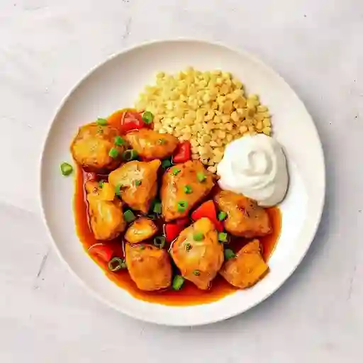 Pollo agridulce