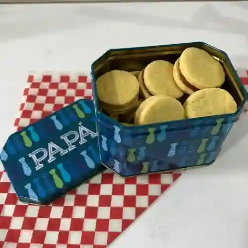 Cajita Metalizada Alfajores X14