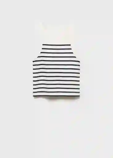 Top Ribr Offwhite Talla 10 Niñas Mango