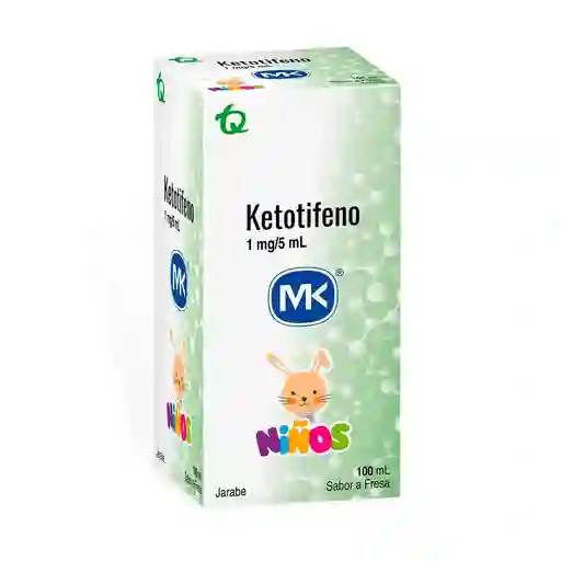 Mk Ketotifeno Jarabe Sabor a Fresa Niños (1 mg / 5 ml)