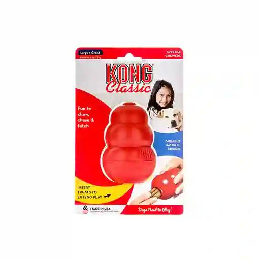 Kong Portapasabocas Classic Rojo - Grande - Xl