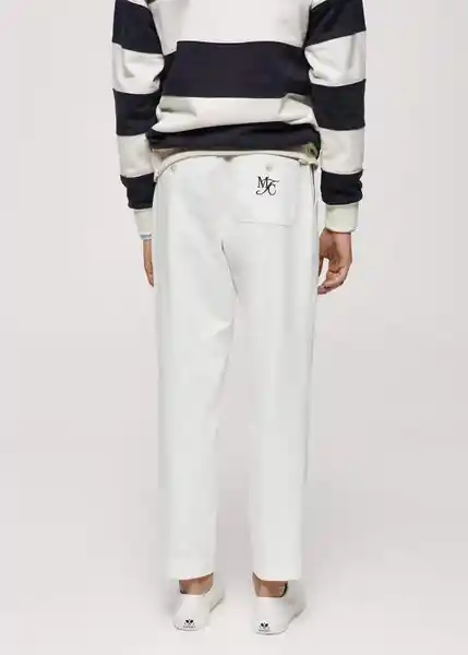 Pantalón Mudoff Offwhite Talla M Hombre Mango