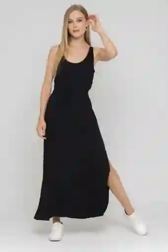 Vestido Marmoleo Color Negro Talla XS Ragged