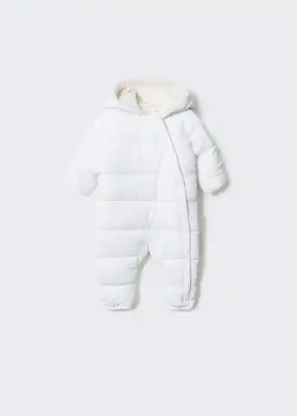 Abrigo Anorak Teddyl5 Off White Talla 63 Niños Mango