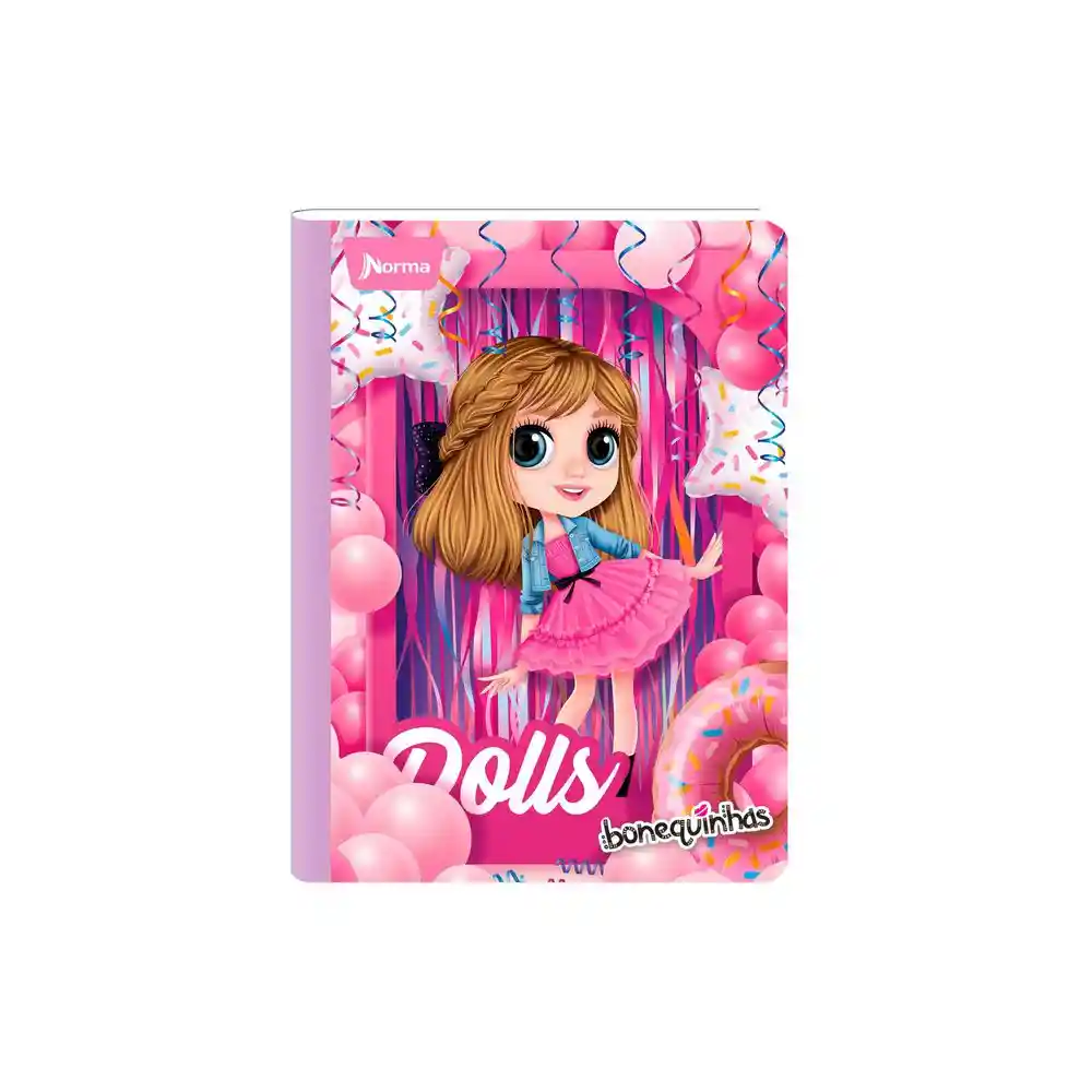 Norma Cuaderno Cosido Bonequinhas Dolls 