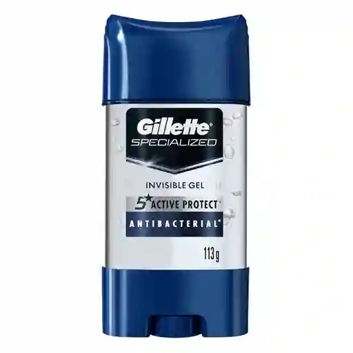 Desodorante Antitranspirante Hombre Gillette Specialized Gel Antibacterial 113 g