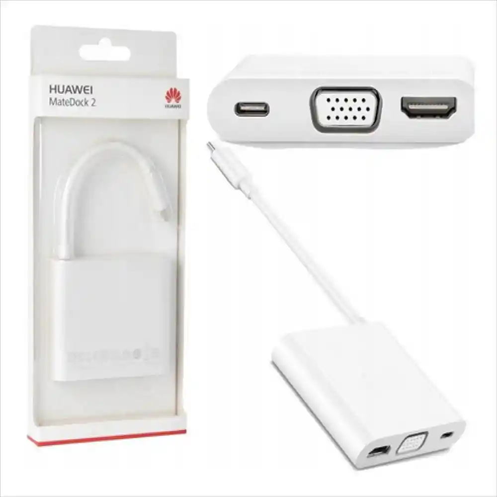 Adaptador Matedock2 Ad11 Usb C Sub Hdmi Vga Huawei