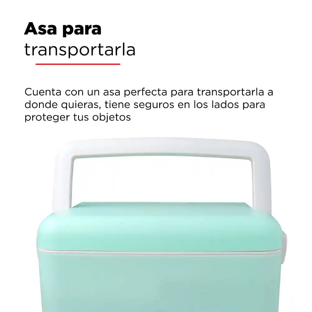 Miniso Organizador de Plástico Para Medicina de Dos Capas Azul