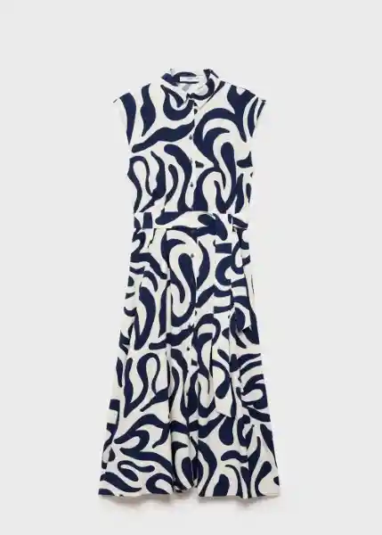 Vestido Apple Azul Talla XL Mujer Mango