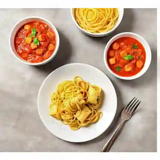 Canelloni Mixto (2 Unidades De Espinaca Y Uno De Pollo)