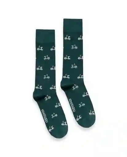 Medias Palm Masculino Verde Amazonico Oscuro T. 10-12 Chevignon