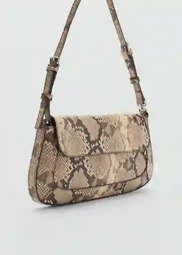 Bolso P Griselda Beige Talla 99 Mujer Mango