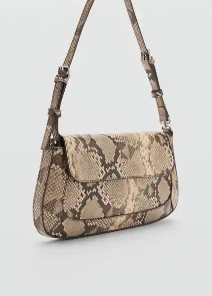 Bolso P Griselda Beige Talla 99 Mujer Mango