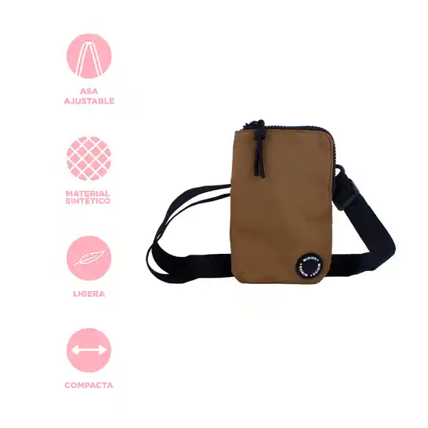 Bolso Mini de Moda Porta Celular Pioneer Verde Oliva Miniso