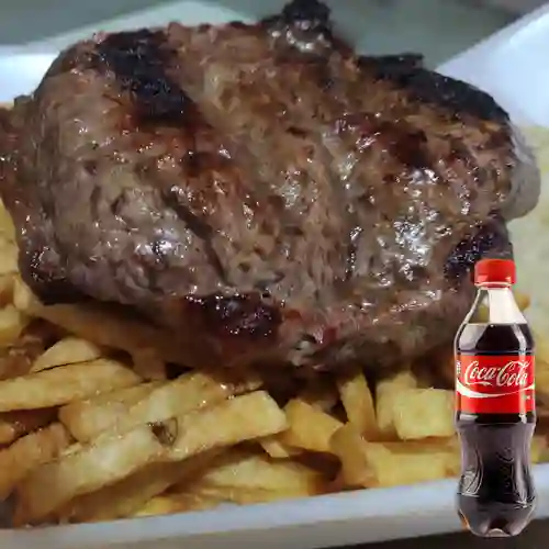 Combo Churrasco 400 Gramos Arepa&Papa +Cocacola Flexi