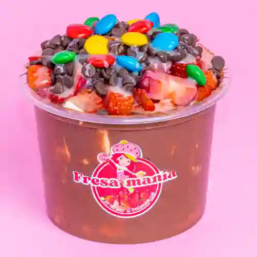 Vaso con Nutella y Salsa de Lechera