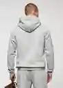 Buzo Sudadera Bono Gris Medio Vigoré Talla L Hombre Mango