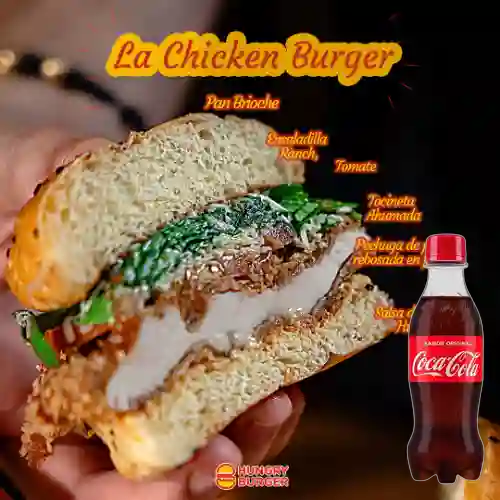 Combo Hamburguesa Chicken Burger +Cocacola Orig 250ml