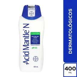 Acid Mantle N Loción Acetato de Aluminio pH 4.5 Frasco x 400 ml