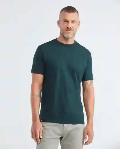 T-shirt Bordado Togs Verde Galloway Ultraoscuro Talla L Hombre Chevignon