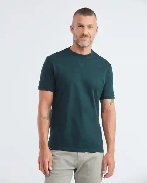 T-shirt Bordado Togs Verde Galloway Ultraoscuro Talla L Hombre Chevignon