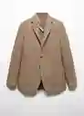 Americana Molina Beige Talla 54 Hombre Mango