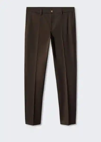 Pantalón Dublino Chocolate Talla 42 Hombre Mango