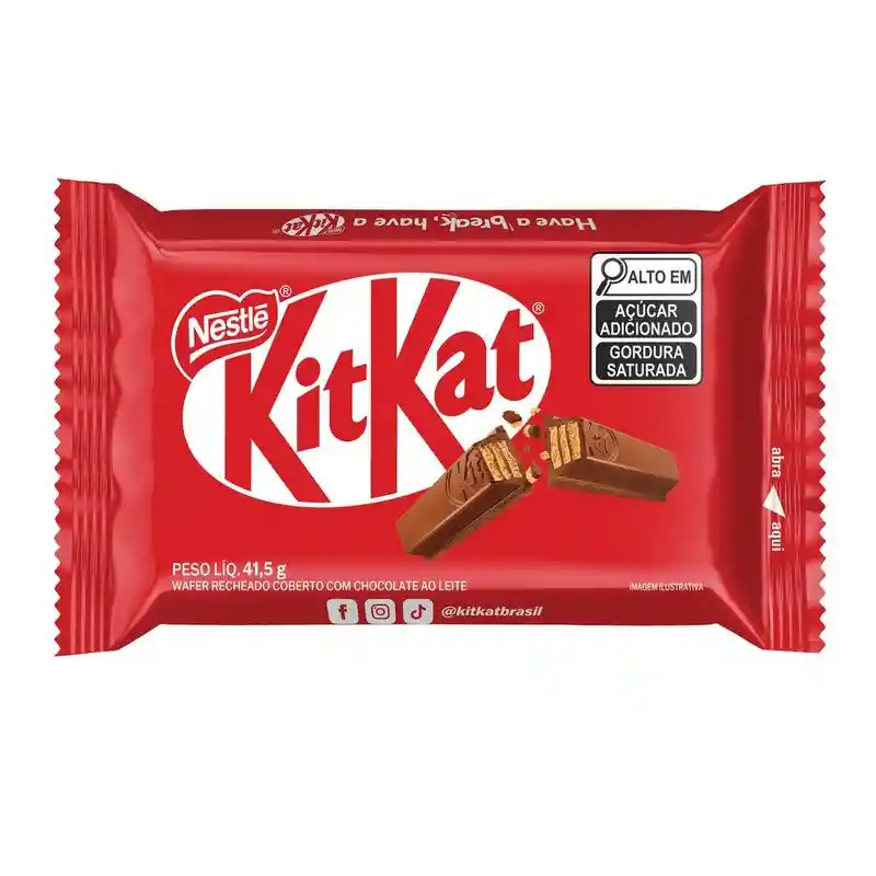 Kit Kat Galletas Tipo Wafer Cubiertas de Chocolate con Leche