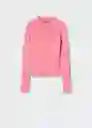 Jersey Silueta Rosa Talla Xs Mujer Mango