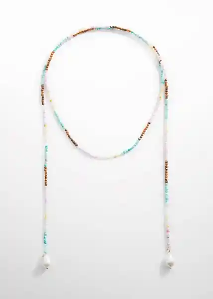 Collar Luna Rosa Pastel Talla 99 Mujer Mango